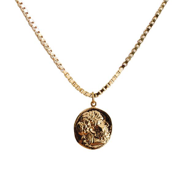 Love Tatum Zeus Coin Necklace - Organic Bunny