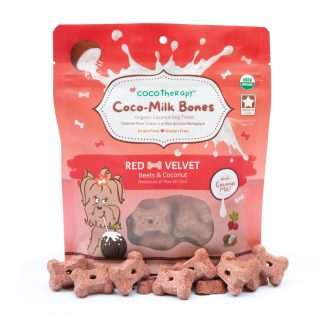 Red in CocoTherapy Velvet Bones Organic - Bunny Coco-Milk